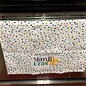 NWT Mardi Gras Themed Kitchen Towel